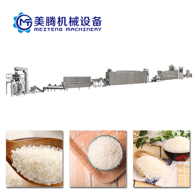 خط پردازش برنج مصنوعی تغذیه ای اکسترودر دو پیچ
